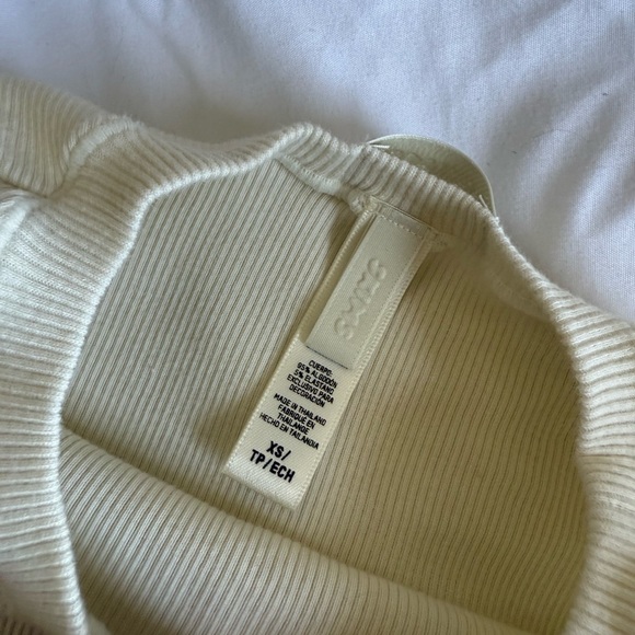 SKIMS Ribbed Tee In Bone - Picture 3 of 4